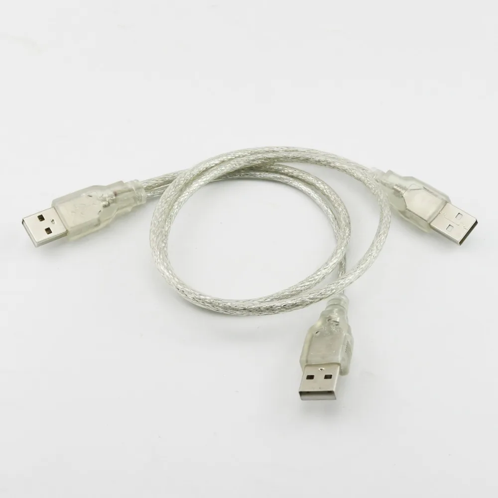 1x USB 2,0 A папа-двойной USB 2,0 A штекер для синхронизации данных и зарядки Y сплиттер кабель Шнур 70+ 20 см