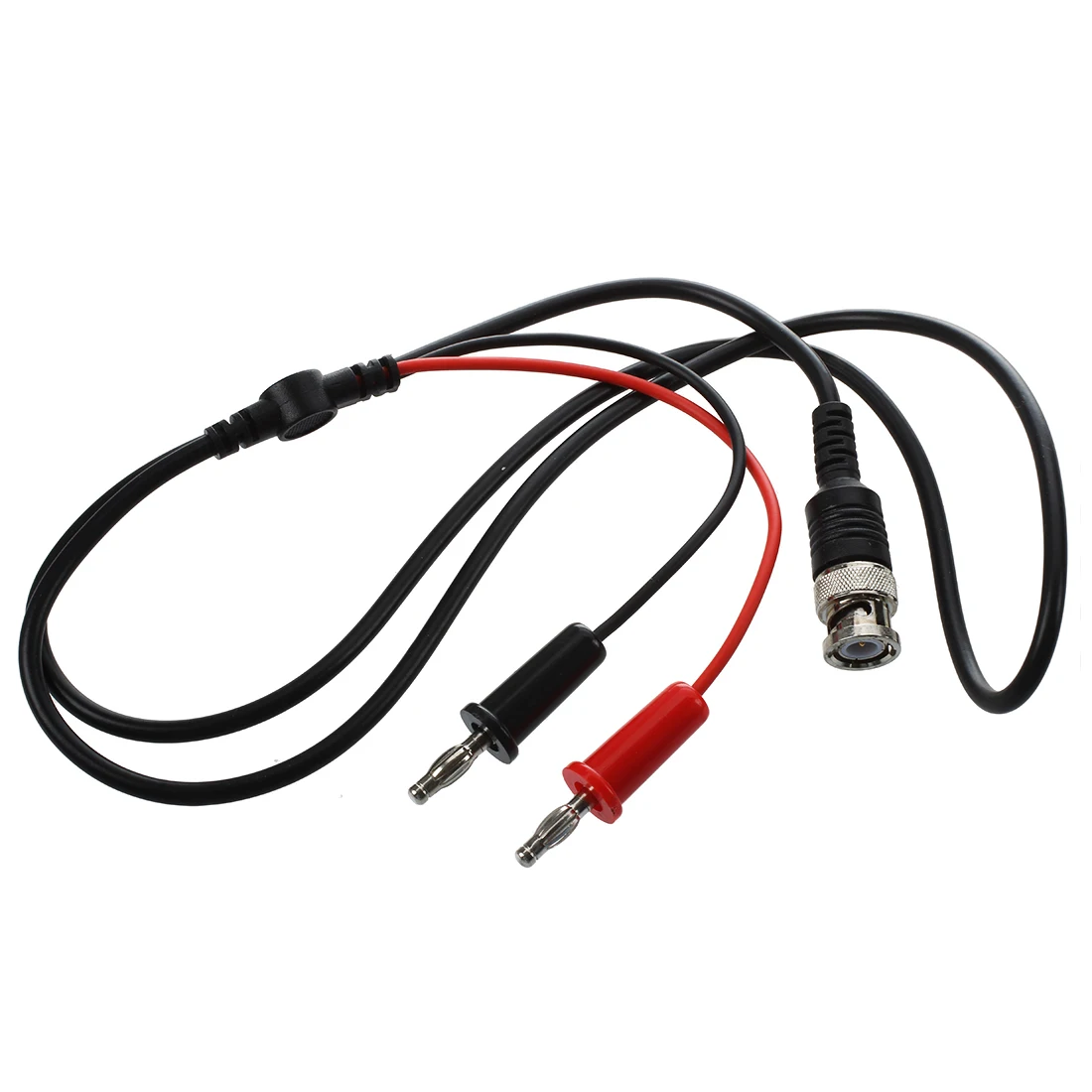 

BNC male dual 4 mm banana plug-Oscilloscope Test lead cable 3.5 feet