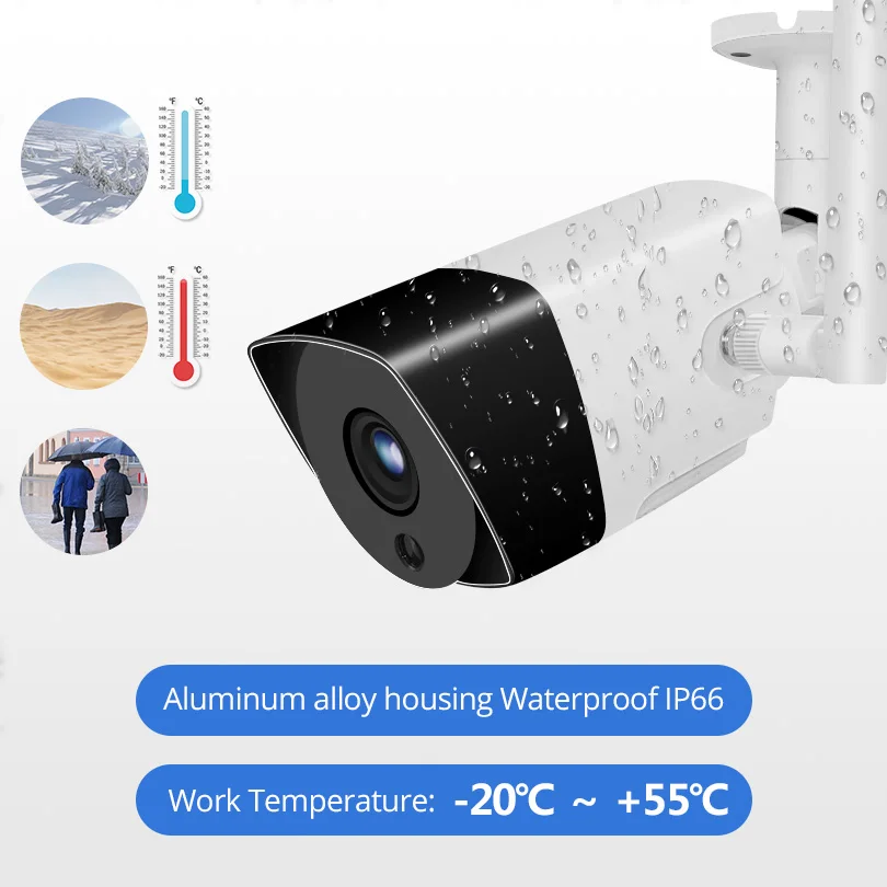 Wetrans tr-Wireless Sistema di Telecamere di Sicurezza NVR Wifi 8CH H.265 1080P HD Video di Sorvegl