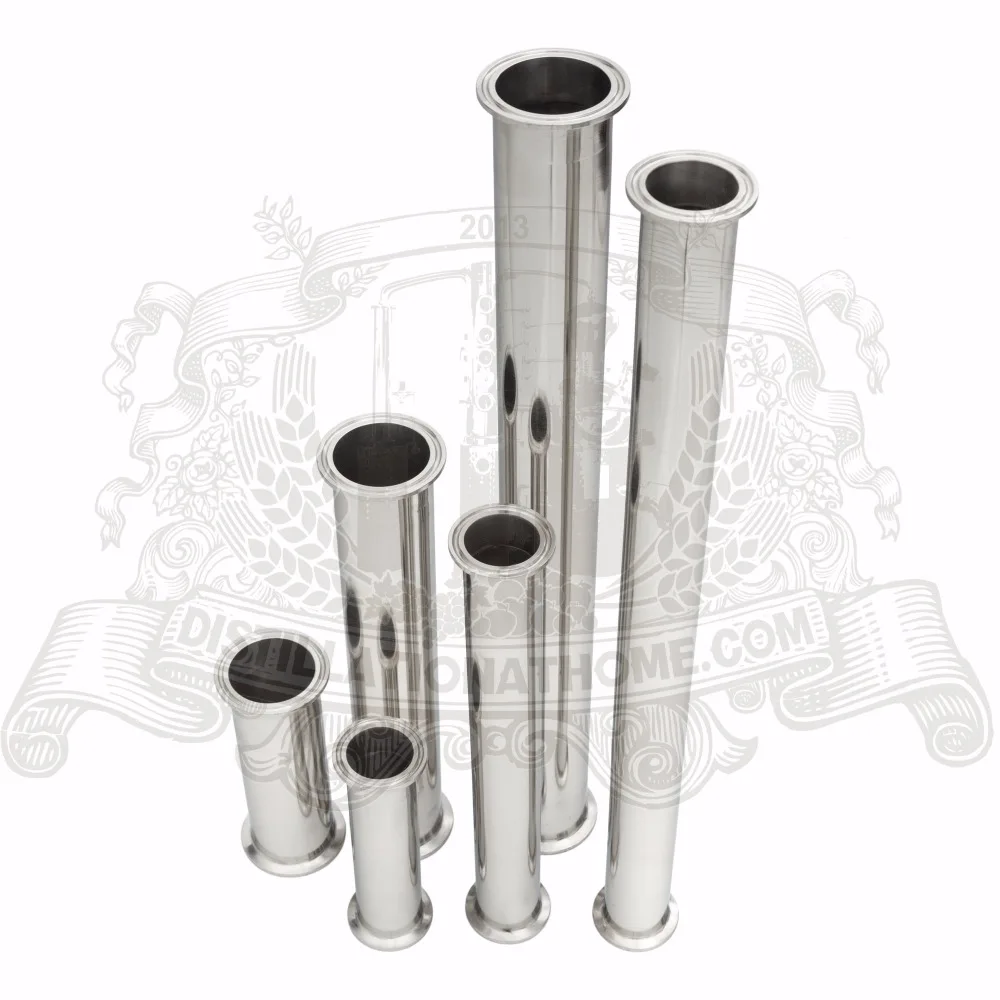 

Tri-Clamp Pipe, Spool 2"(51)OD64 lenght   500 mm(20"), Sanitary Stainless Steel 304