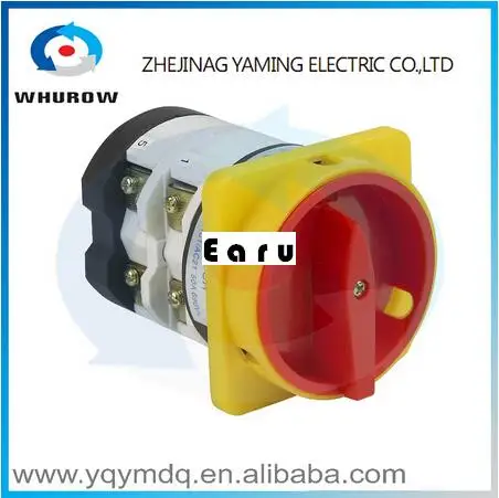 Factory Supplied YMZ12-125/2GS Combination switches Changeover switch rotary switch 2 pole sliver contacts contacts