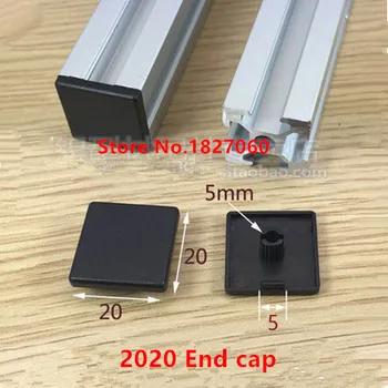 

200pcs 2020 Plastic ABS End Cap for 20 Seire Aluminum Profile Acessories Single Hole