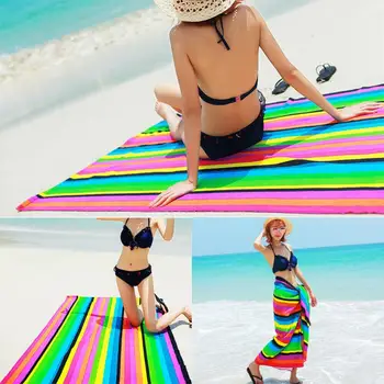 

1Pc Soft Microfiber Sport Yoga Swim Quick Dry Beach Towel Good Absorption Bath Cloth Sand Blanket 6 Types