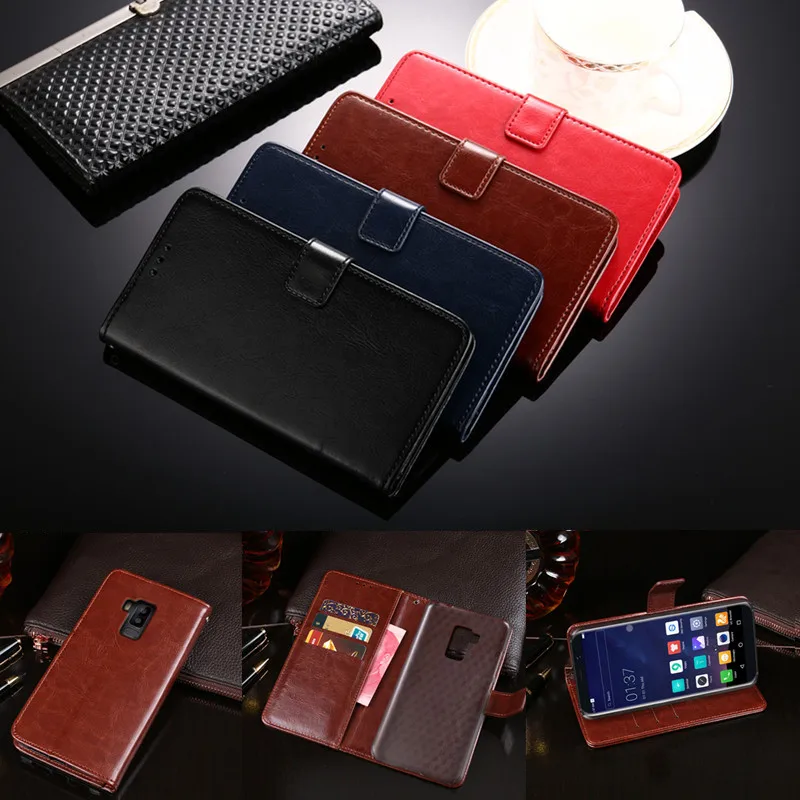 

High quality pouch for Funda Bluboo S8 case Flip leather back skin stand pouch capa for Bluboo S8 S 8 cover phone coque bag case