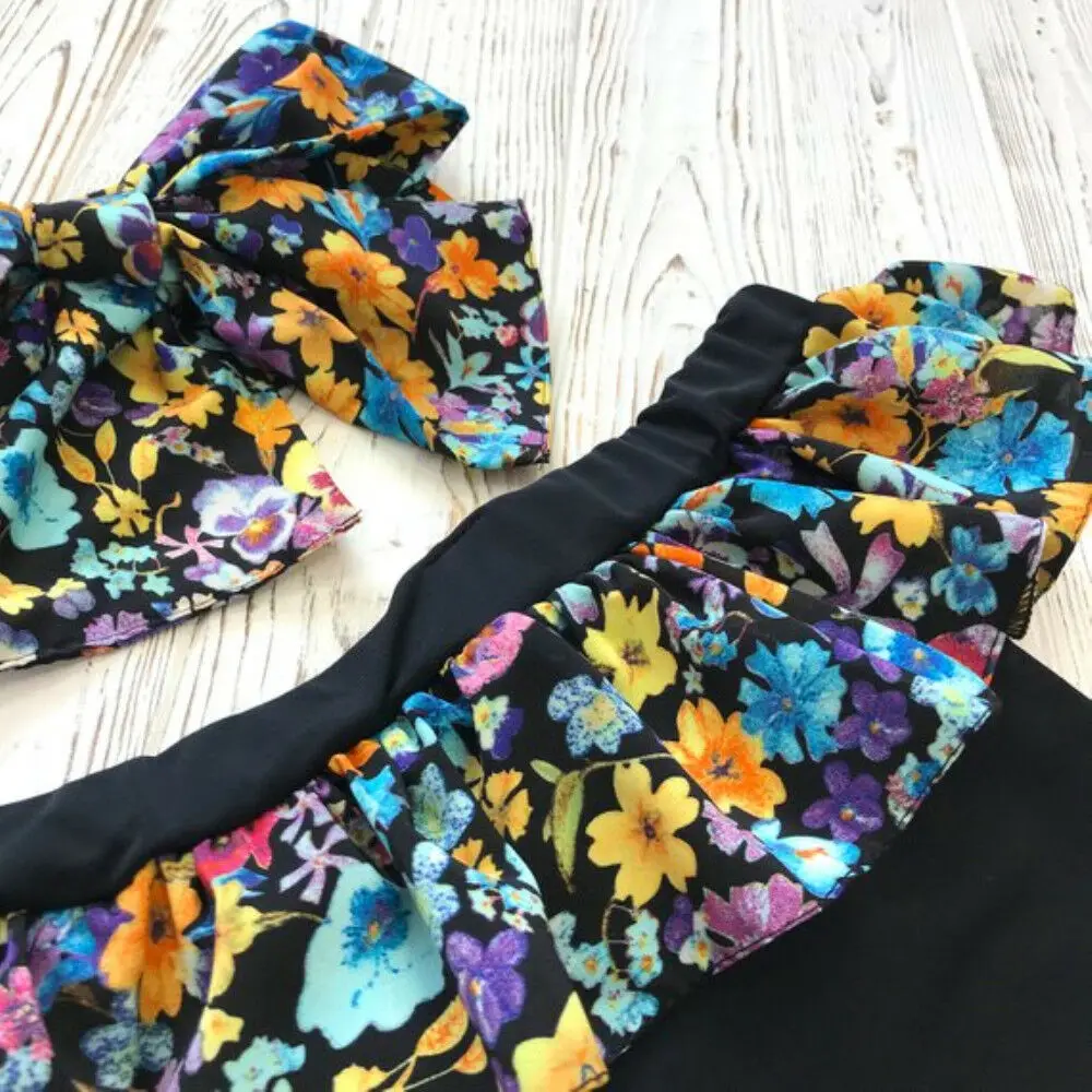 2019 Hot sale Baby Girl Flower Ruffle 2PCS print sexy monokini Summer Kids Bikini Set Swimwear Swimsuit Bathing Suit 2019 Hot sale Baby Girl Flower Ruffle 2PCS print sexy monokini Summer Kids Bikini Set Swimwear Swimsuit Bathing Suit
