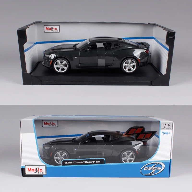 Maisto 1:18 2016 Chvrolet Camaro SS спортивный автомобиль литья под давлением модель автомобиля