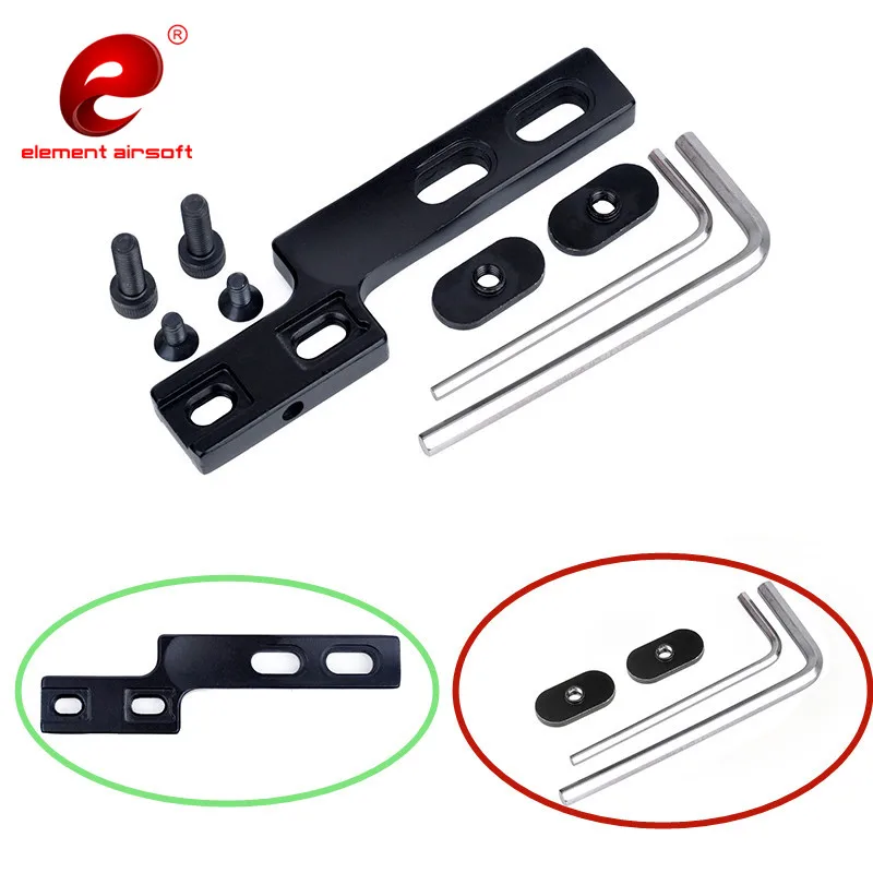 

Element Dropping Adaptive Light Mounts Sided Rail Black accessory EX275
