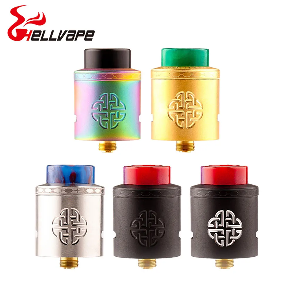 

Clearance! Original Hellvape Aequitas BF RDA Tank with Four-post Build Deck & 24mm Diameter E-cig Vape Tank VS Dead Rabbit/ Drop