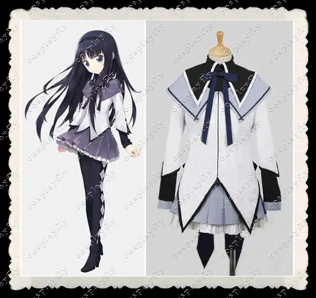 Puella волхвов Мадока Magica Homura Акеми Косплэй костюм