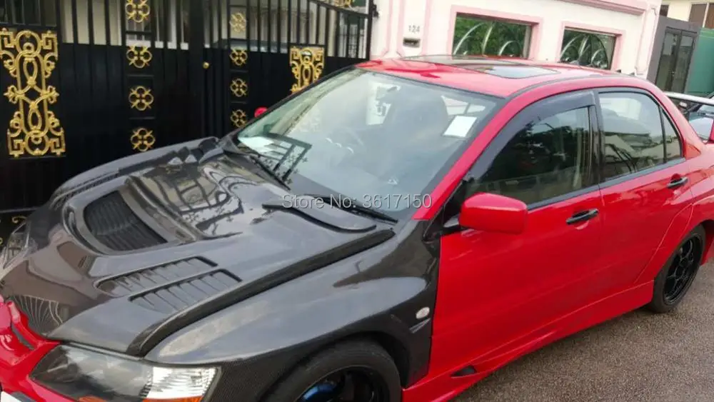 Колпачки из углеродного волокна Bonet для Lancer Evolution EVO8 EVO9 Of The JC Style 03 06|Капоты| |