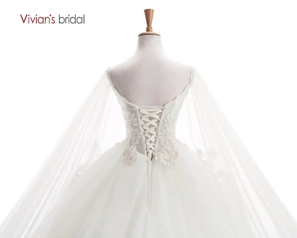 Vivian's Bridal бисерные Свадебные платья на тонких бретельках с v образным вырезом