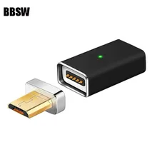 BBSW обновление адсорбционный магнит адаптер Micro USB Магнитный зарядный кабель конвертер для SAMSUNG XIAOMI HUAWEI ASUS Android телефон