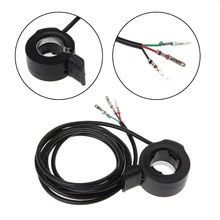 Электрический велосипед ускорение большим пальцем 24/36/48V палец ускорение большим пальцем Байк, способный преодолевать Броды Скорость дроссели Управление Запчасти авто аксессуары