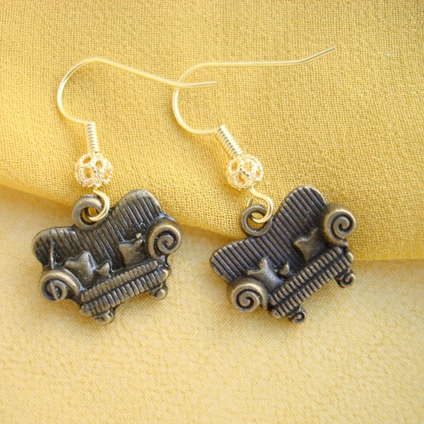 RED SNAKE Great Value! Vintage Retro Style Jewelry Gunmetal Sofa