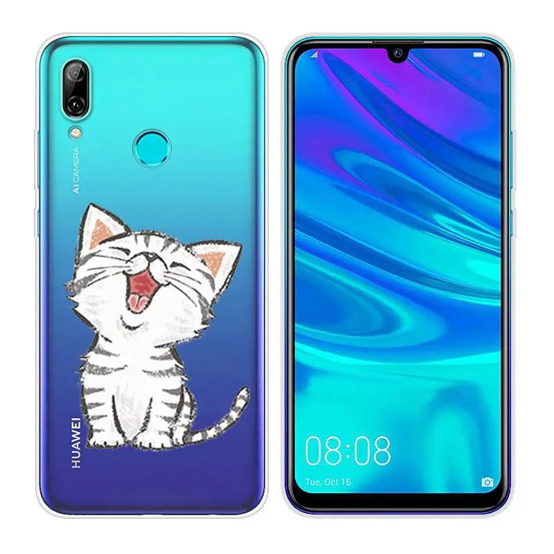 Silicone Fundas for Huawei P Smart 2019 Soft TPU Back Phone Case for 6.21 inch P Smart 2019 Clear Cover PSmart 2019 Shell Capa  (32)