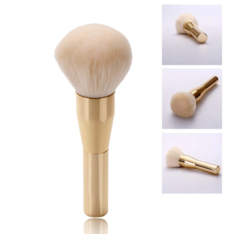 

Gold Powder Blush Brush Professional Make Up Brush Large Cosmetics Makeup Brushes