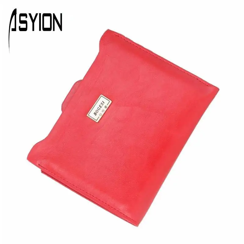  ASYION 2016 New Brand Fashion Zipper PU Leather Coin Card Holder Photo Holder Purse Wallet Female Purse Wallets For Women DB5700 