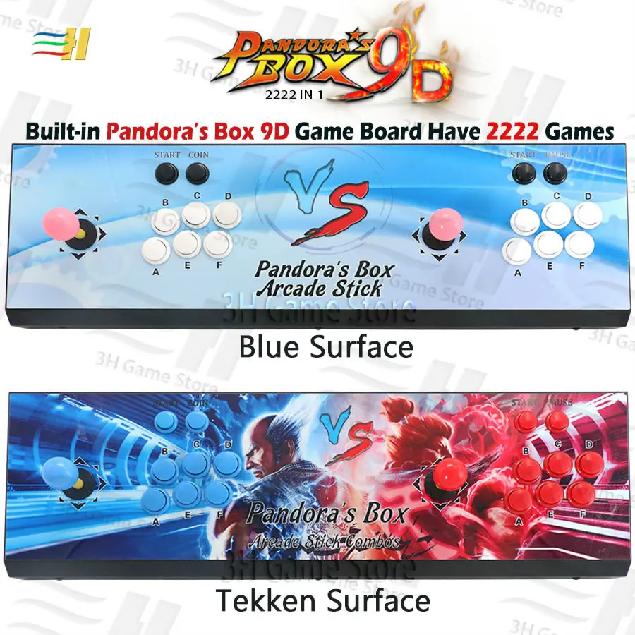 2019 Pandora box 9d 2222 in 1 arcade game console 2 Players HDMI VGA output full HD usb joystick for pc ps3 pandora's box 5s 6s 2019 Pandora box 9d 2222 in 1 arcade game console 2 Players HDMI VGA output full HD usb joystick for pc ps3 pandora's box 5s 6s