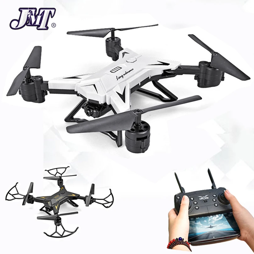 

JMT KY601S RC Helicopter Drone with Camera HD 1080P 0.3MP / 5.0MP WIFI FPV Selfie Drone Professional Foldable Quadcopter