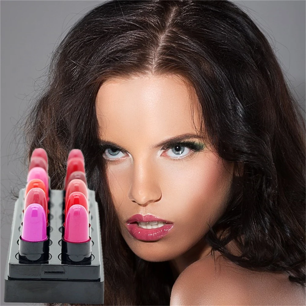 2019 New 12 Colors Lipstick Vampire Grape Purple Dark Black Lipstick