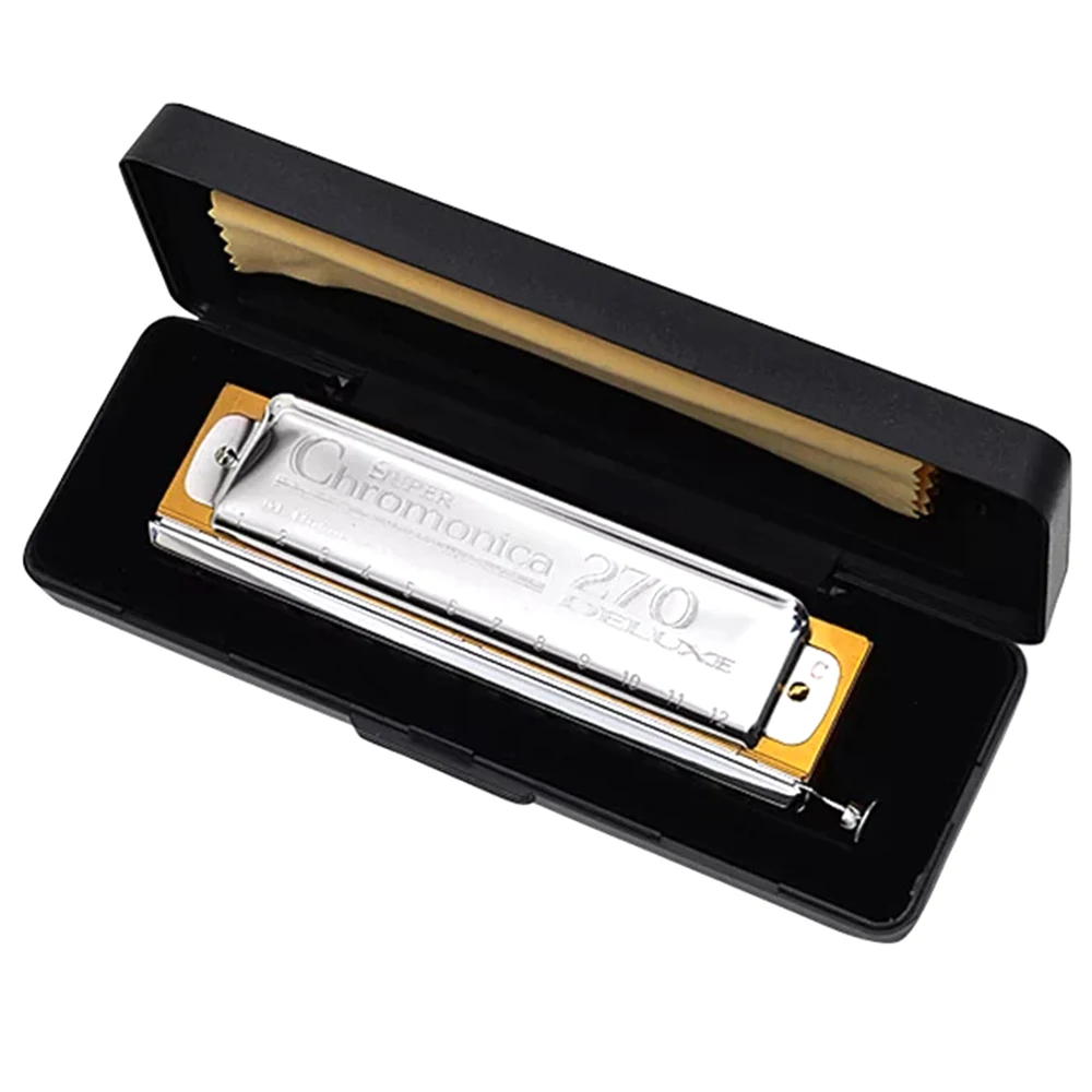 Hohner Super chromonics 270 Deluxe хроматическая гармоника с 12 отверстиями инструменты для рта