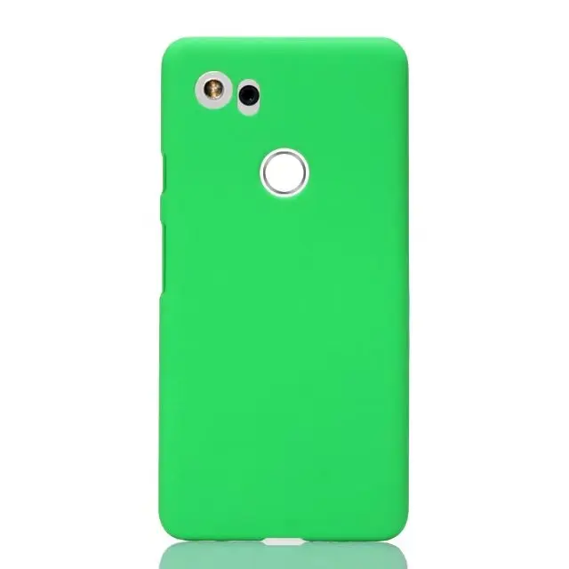 50 шт./партия резиновый матовый жесткий чехол для Google Pixel 2 XL