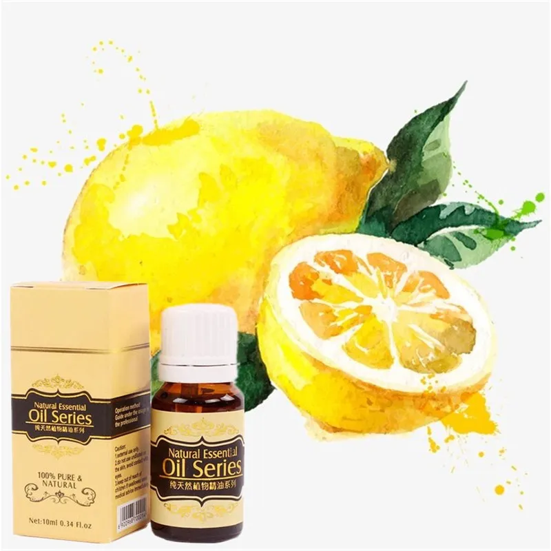 pure natural Lemon essential oil for skin whitening Restore skin elasticity Relax Cherry Lemon