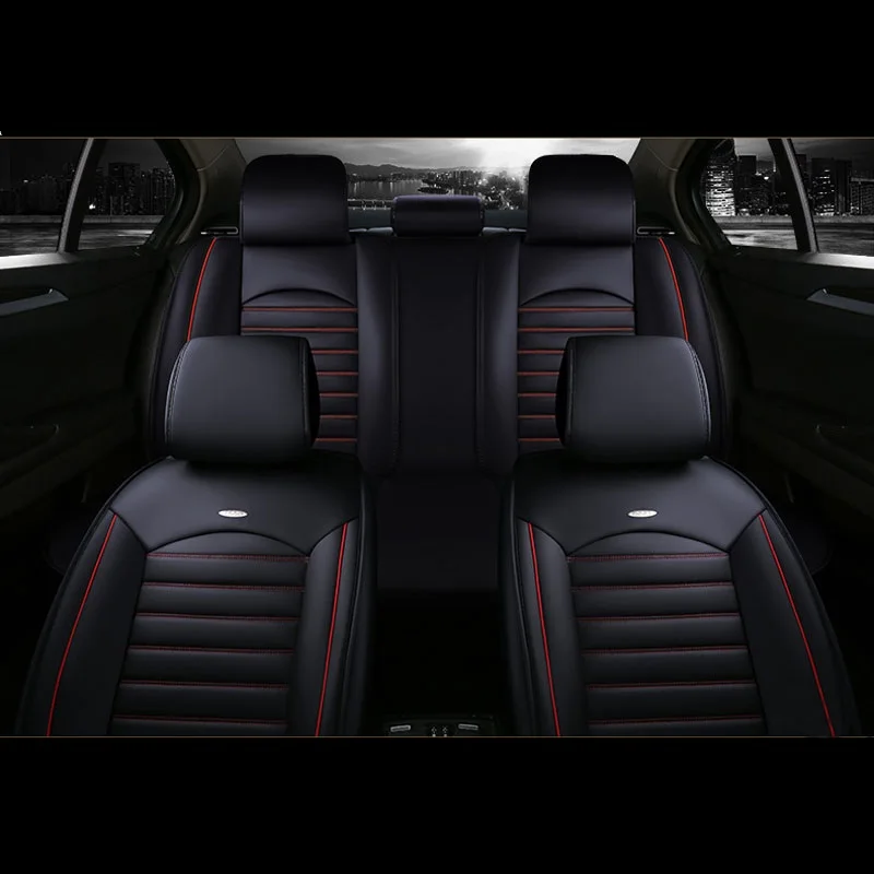 Чехол для автокресла кожаные чехлы сидений mitsubishi pajero 2 3 4 full sport carisma Montero outlander xl 2009