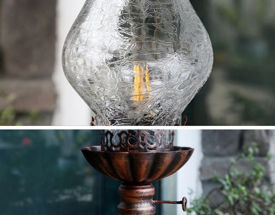 Ретро Настольная лампа керосиновая лампа настольная лампа винтажный промышленный прикроватный Ночной светильник для гостиной спальни декоративный фонарь