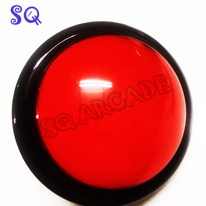 

Free shipping 100mm 10cm 5 colors Jumbo Dome Illuminated Arcade Push Button Switch Machine Pressure Controler Switches 5V/12V