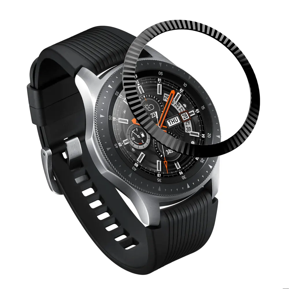 Premium Bezel Ring Styling Frame Case Cover Protection for Samsung Gear, Frontier, and Galaxy Watch