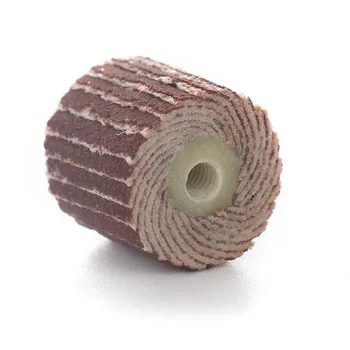 

Blinds Daibing Impeller Grinding Sandpaper Flap Wheel Head 12mm Shank Mandrel For Rotary Mini Drill Polish Tool