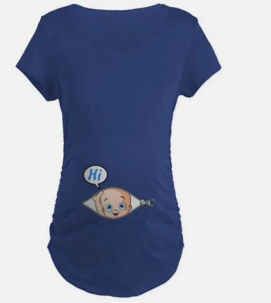 Для беременных женщин длинный круглый вырез для похудения модная простая женская футболка с коротким рукавом