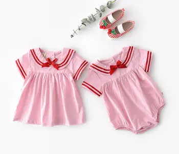 

4pcs/lot Girls dress kids clothes children clothing pink short sleeve girl dresses 0-4T sylvia 590188335489