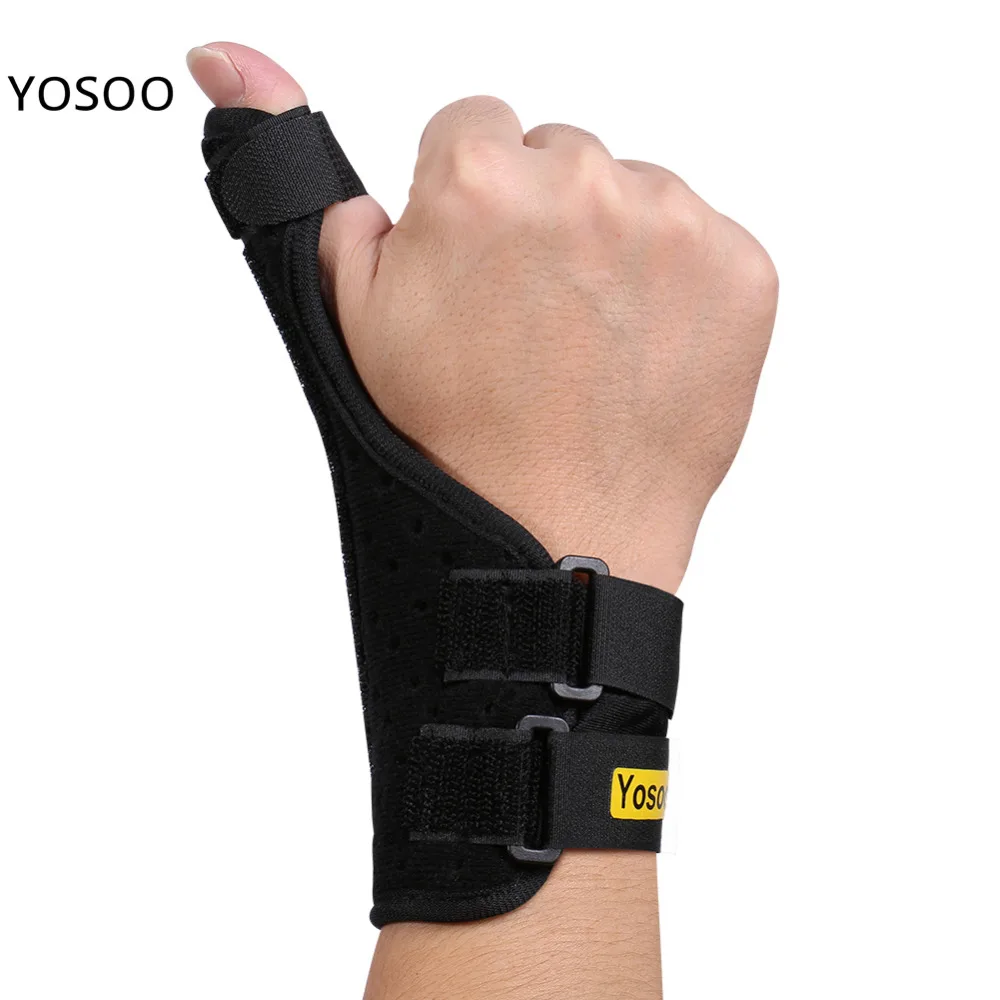 

Yosoo Medical Wrist Thumb Support Hand Brace Wrist Guard Support Protector Finger Stabiliser Pain Relief Wrist Wrap Protection