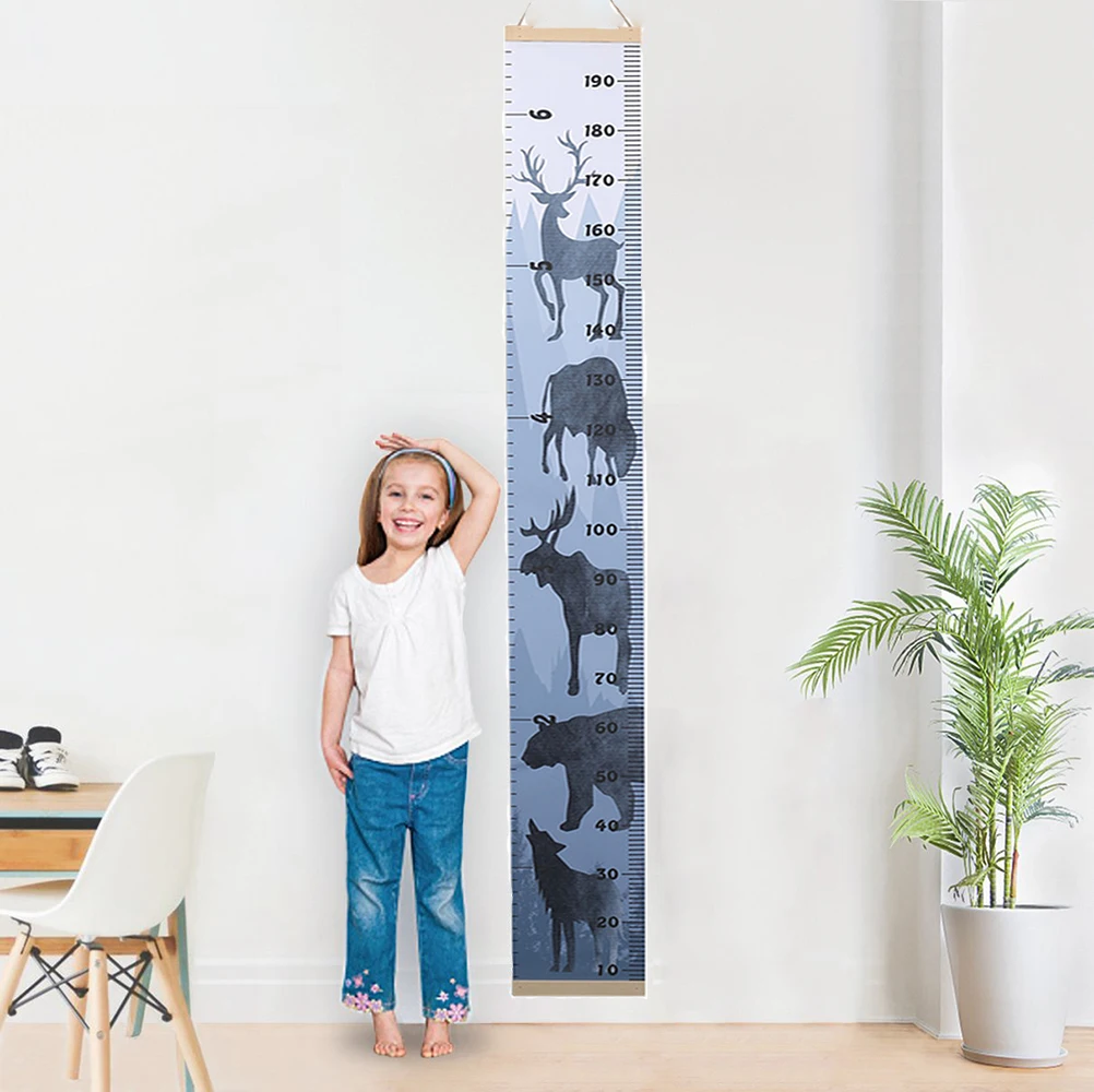 Nordic Style Baby Child Kids Height Ruler Height Measure Ruler Children's room Growth Size Chart Home Decoration Ornament