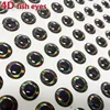 2017NEW 4D fish eyes fly fishing lure eye realistic holographic fly tying material size 3mm-12mm quantity:300pcs/lot ► Photo 2/5