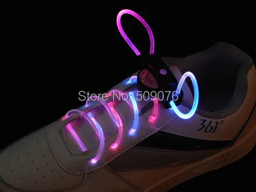 

Free shipping 4PCS/2pairs Light Up LED Shoelaces Luminous shoelace glow casual led shoes Strings Athletic Shoes