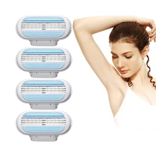 4 шт./лот Высокое Качество Лезвия для Женщин Бритвы Точилка для Бритья Лезвия для Женщин Уход Venuse