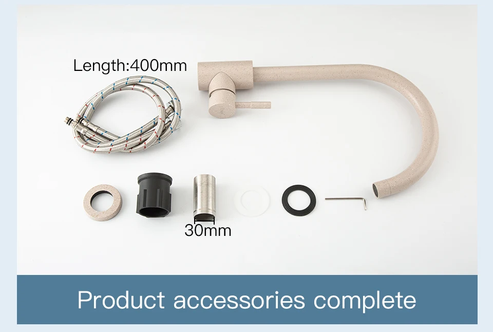 Frap Black Kitchen Faucet Stainless Steel 360 Rotate Hot & Cold Water Mixer Faucet for Kitchen Torneira Cozinha Y40107-2/3