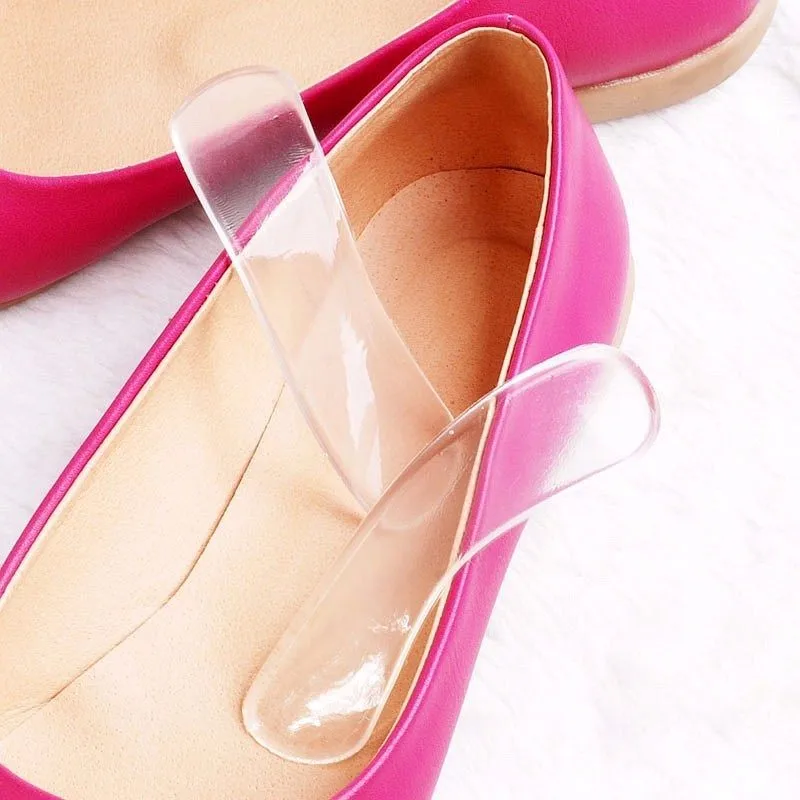 

1Pair Women Silicone Gel Heel Cushion protector Feet Care Shoe Insert Pad Insole Gift