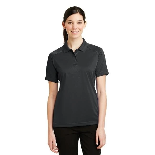 Cornerstone CS411 Ladies Select Snag-Proof Tactical Polo T-Shirt Charcoal - 4XL