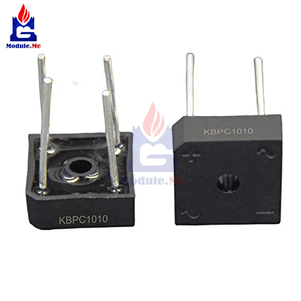 5 шт./лот IC чипы мостовой выпрямитель KBPC1010 KBPC 1010 10A 1000V оригинальная интегральная