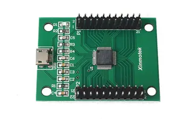 

USB analog controller with 4 way 8 bits analog inputs, 10 digital input for buttons and switches for racing game arcade cabinet