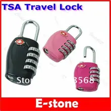 A96 + Bolsa TSA Reajustable de 4 Dígitos Combinación de Viaje Equipaje Maleta Lock Candado # XY #