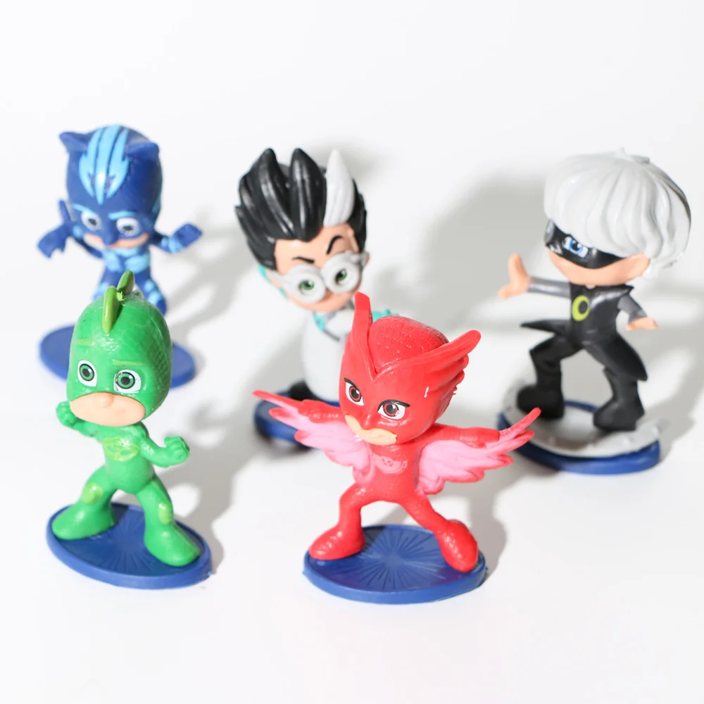 Cartoon pj mask Character Catboy Owlette Gekko Action Figures Toys