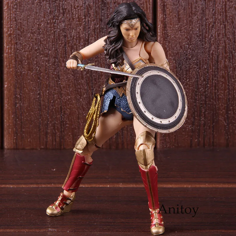 

DC Justice League Wonder Woman Action Figure Diana Prince DC SHF Wonderwoman Figure PVC Collectible Model Toy