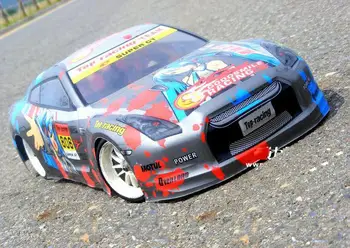 

Ewellsold NO:S037 190mm PVC painted 1/10 Shell body for 1:10 1/10 RC car 2pcs/lot