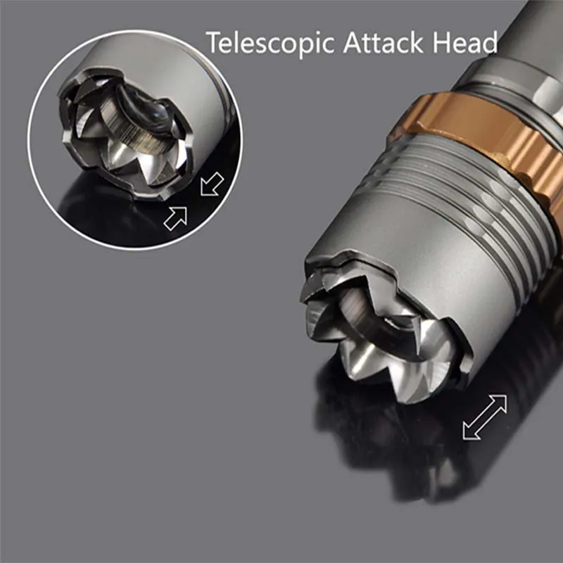 8000lm T6 LED Flashlight Torch Rechargeable Lantern Hunting FlashLight for 18650/AAA battery direct charge