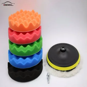 

5 Styling 3/4/5inch Car Polishing Wheel Car Beauty Waxing Sponge Wool Cushion Cleaning Polishing Disc Wool vl